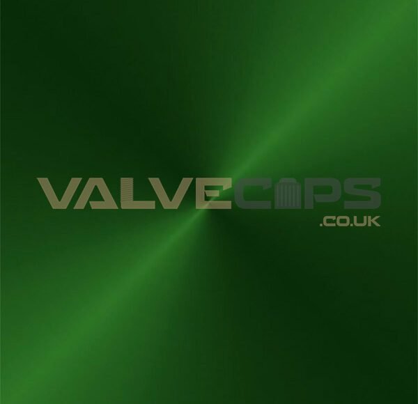 Anodised Green Valve Caps Swatch