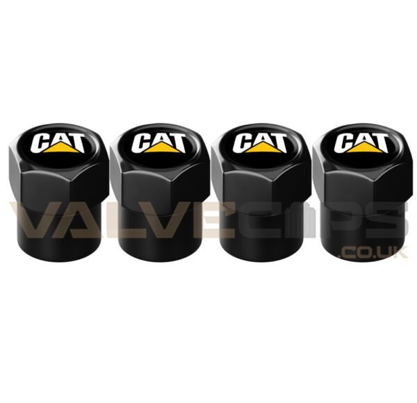 Caterpillar Black Anodised Valve Caps