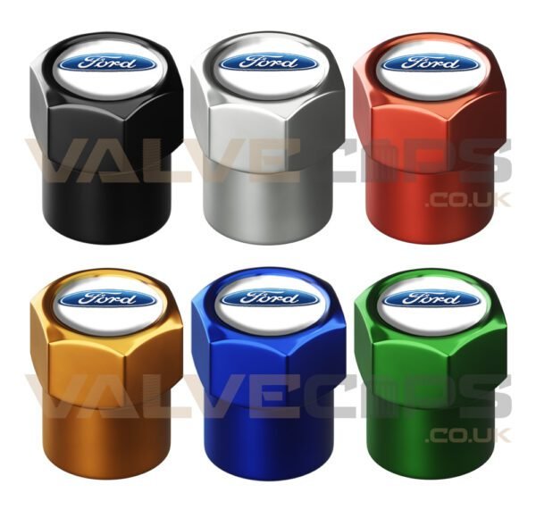 Ford Anodised Valve Caps