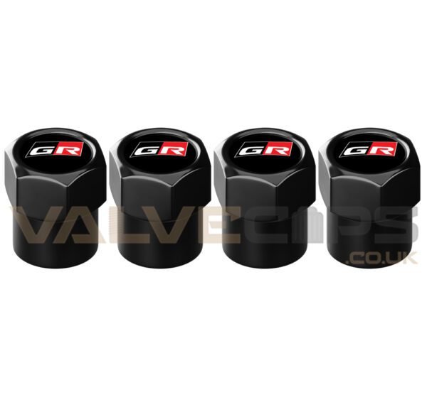 Toyota GR Black Anodised Valve Caps