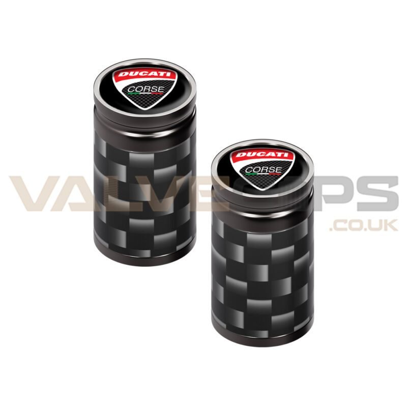 Ducati Corse Carbon Fibre Valve Caps