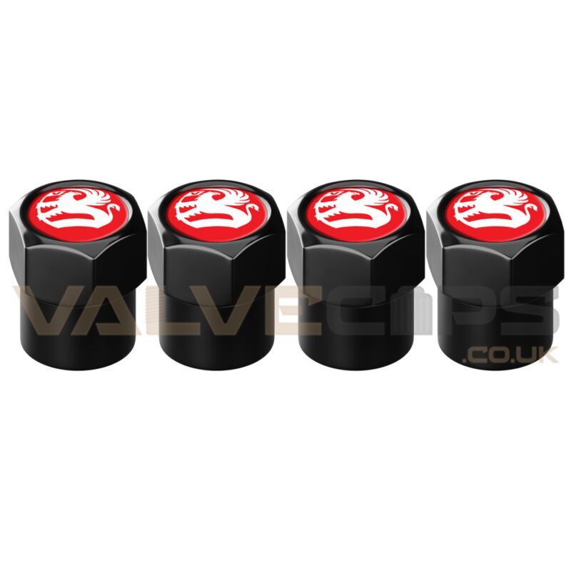 Vauxhall Black Anodised Valve Caps