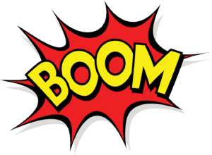 Boom Cartoon Graphic