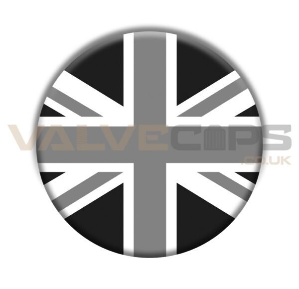 Union Jack Mono Valve Cap Emblem