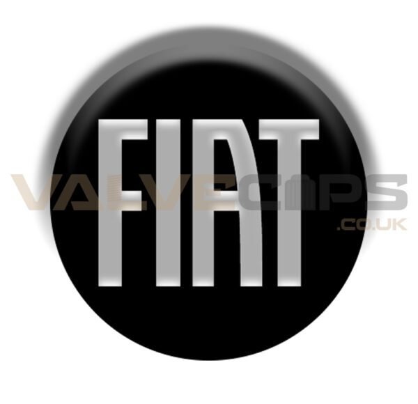 Fiat Contemporary Valve Cap Emblem