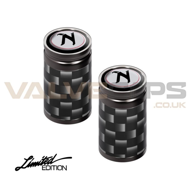 Norton Commando Carbon Fibre Valve Caps