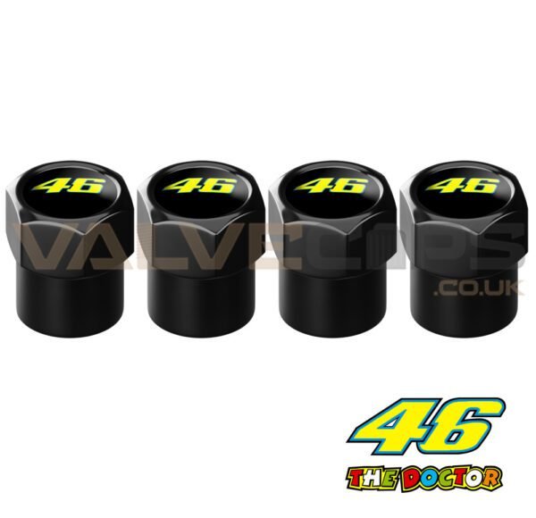 Valentino Rossi Special Edition Number 46 Valve Caps
