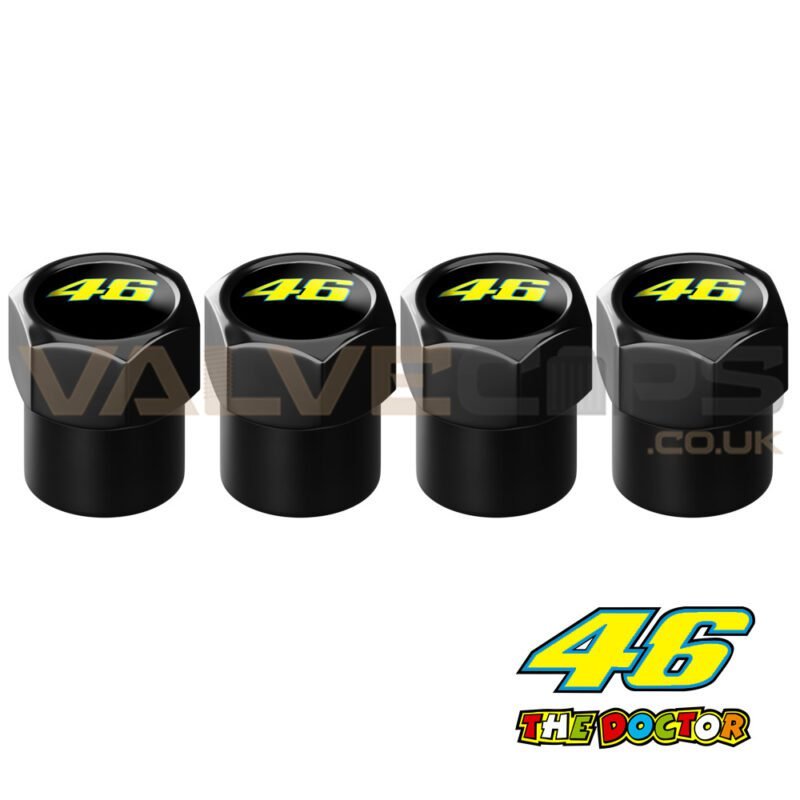 Valentino Rossi Special Edition Number 46 Valve Caps