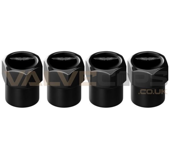 Aston Martin Metallic Logo Valve Caps