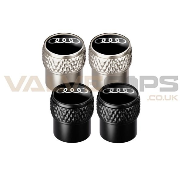 Audi Knurled Valve Caps