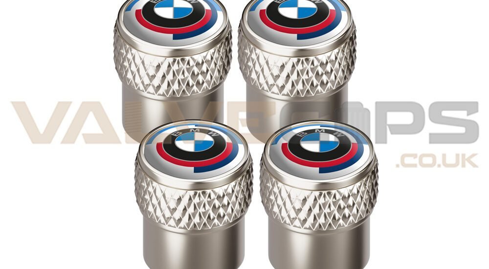 BMW 36121120779 - Set Di 4 Tappi Per Valvole In Metallo Per - Foto 3