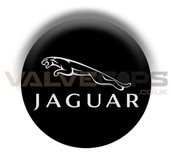 Jaguar Metallic Valve Cap Emblem