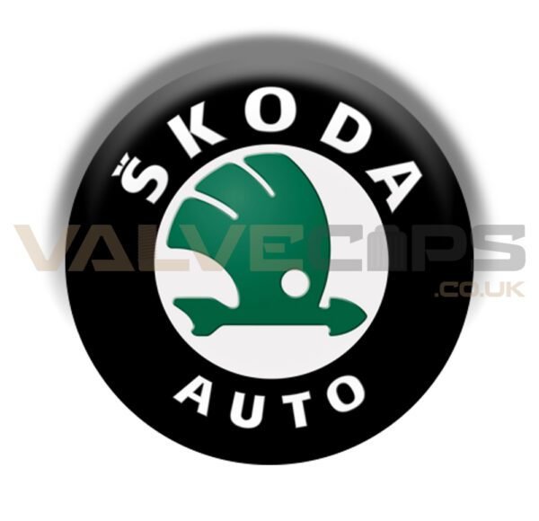 Skoda Metallic Valve Cap Emblem