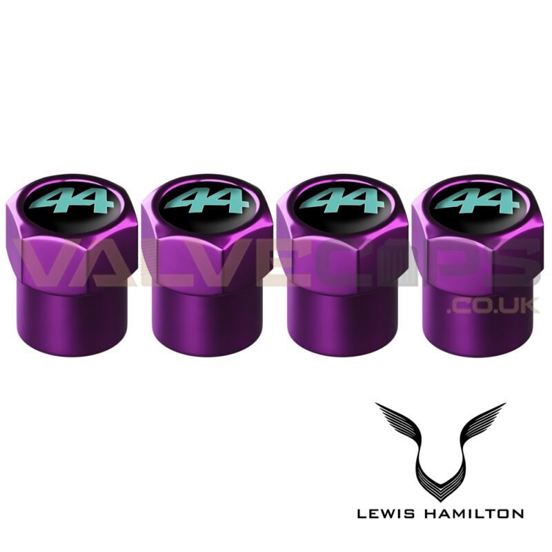 Lewis Hamilton Special Edition 44 Purple Valve Caps