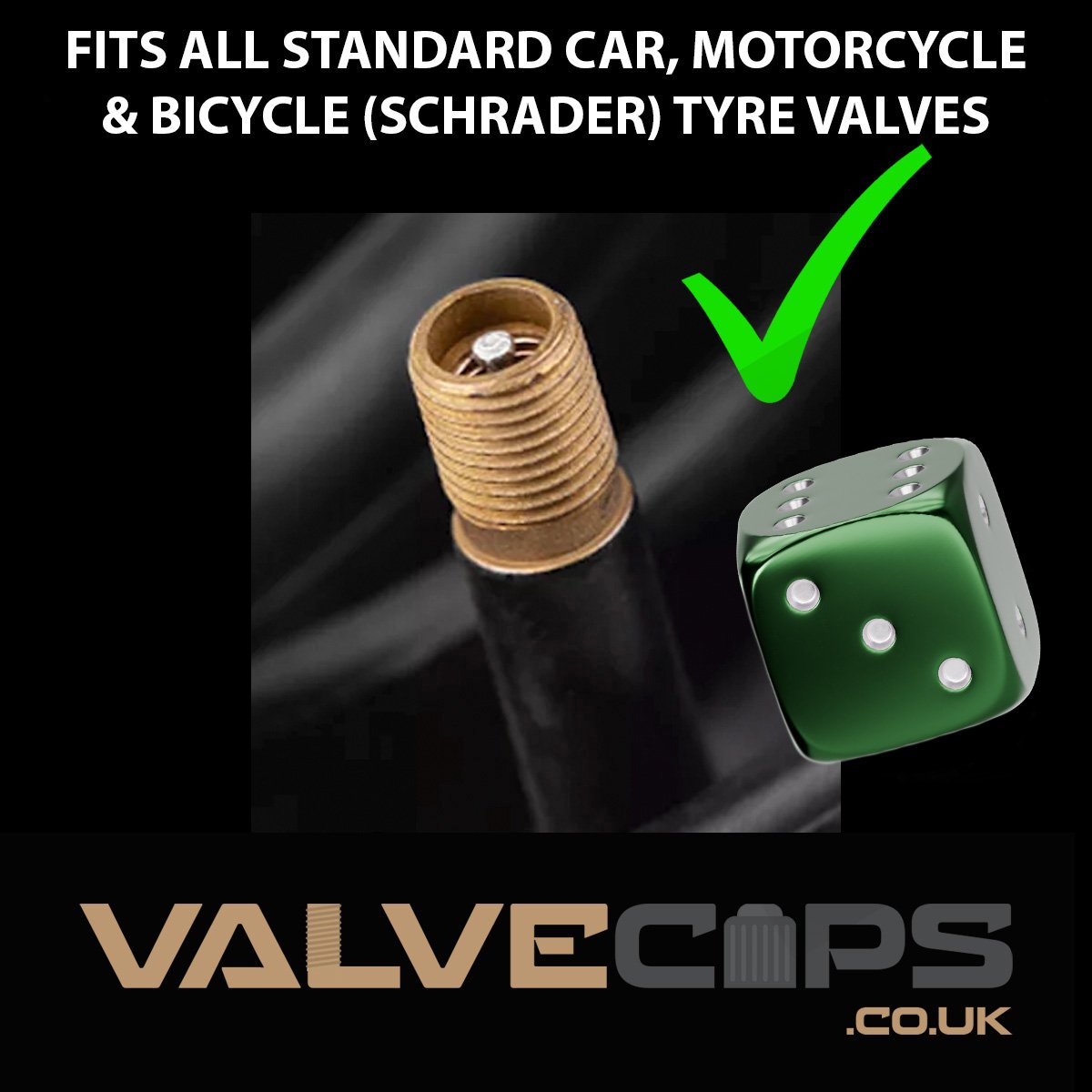 dice-valve-cap-schrader-fitting Dice Valve Cap Schrader Fitting