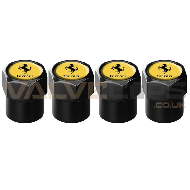 Ferrari Giallo Modena Valve Caps