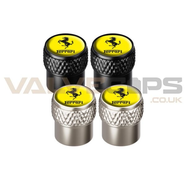 Ferrari Knurled Valve Caps