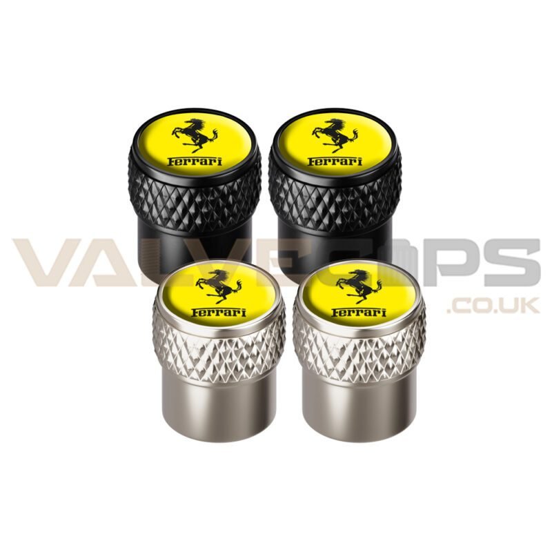 Ferrari Knurled Valve Caps