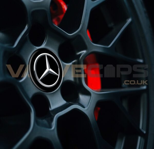 Mercedes Wheel Centre Cap Badge Fitted