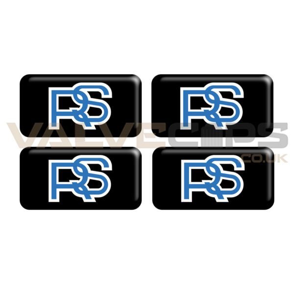 Retro Ford RS Wheel Badges