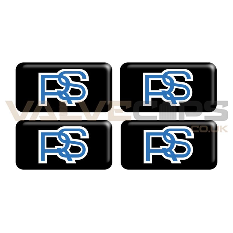 Retro Ford RS Wheel Badges