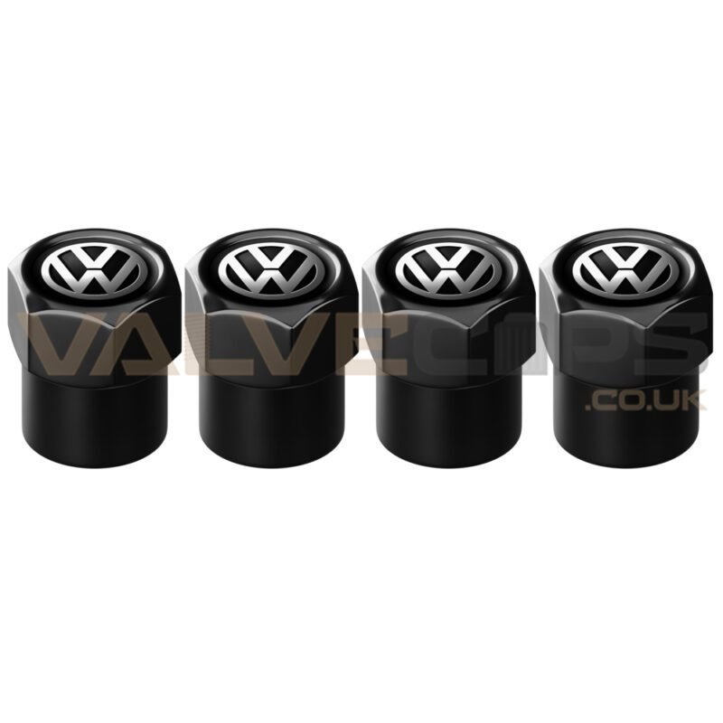 VW Metallic Logo Valve Caps