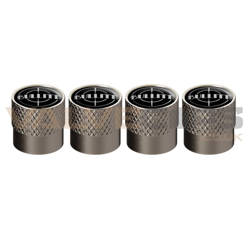Ford Mustang Bullitt Small Knurled Chrome Valve Caps